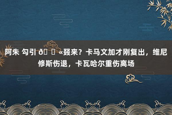 阿朱 勾引 😫叕来？卡马文加才刚复出，维尼修斯伤退，卡瓦哈尔重伤离场