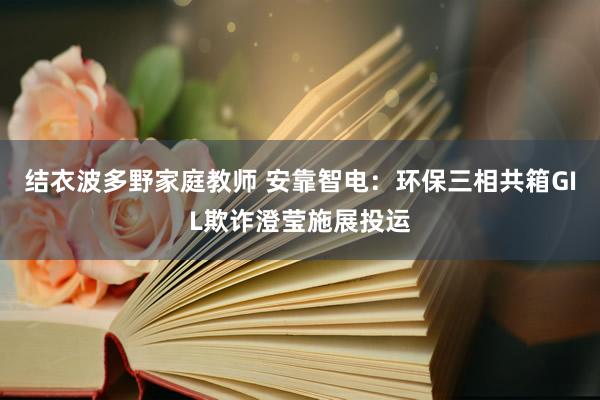 结衣波多野家庭教师 安靠智电：环保三相共箱GIL欺诈澄莹施展投运