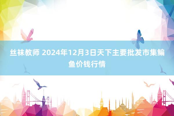 丝袜教师 2024年12月3日天下主要批发市集鳊鱼价钱行情