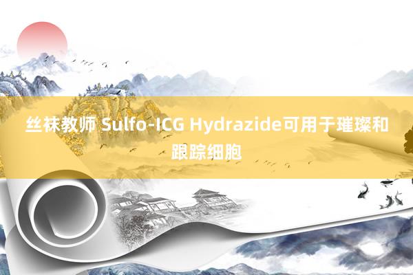 丝袜教师 Sulfo-ICG Hydrazide可用于璀璨和跟踪细胞